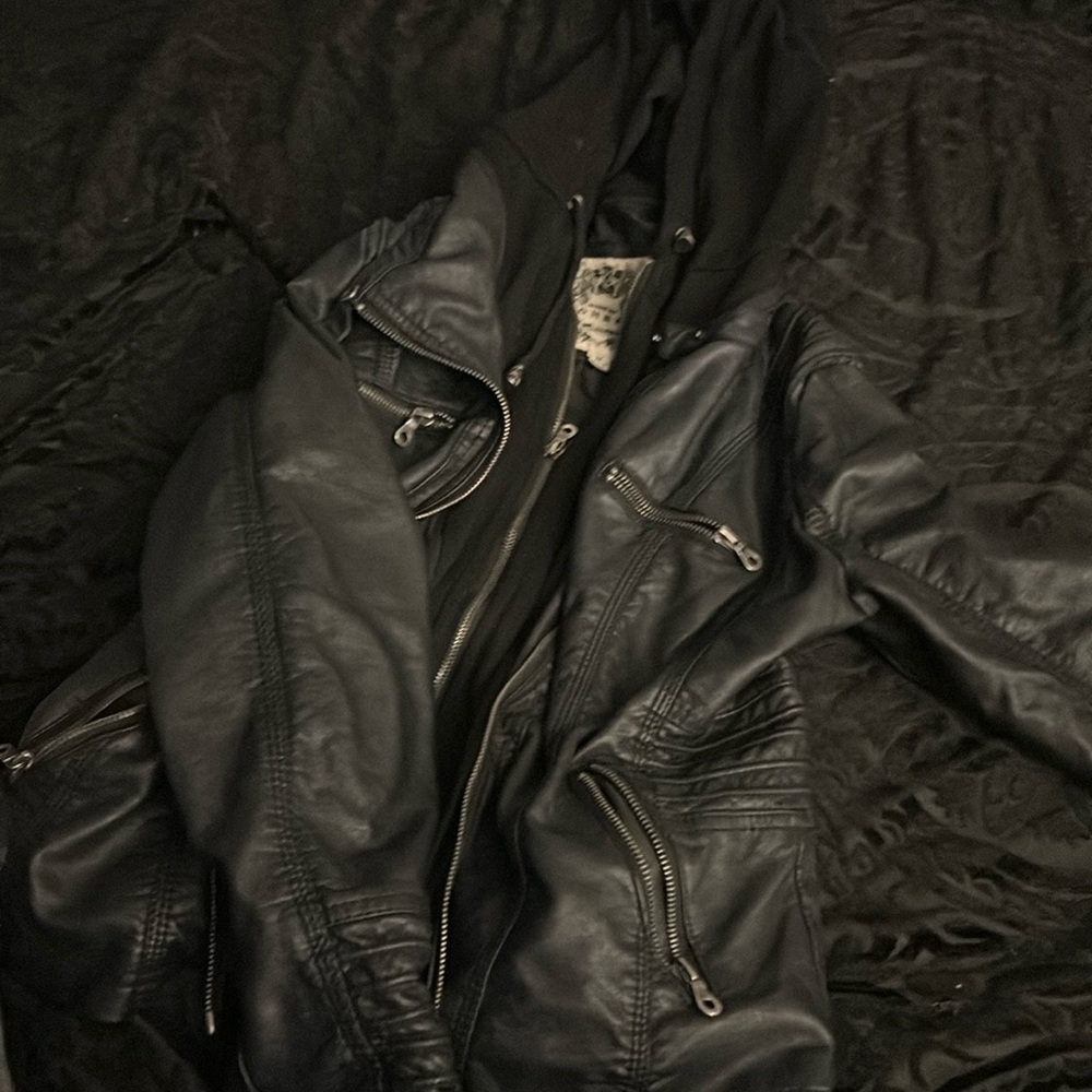 Leather jacket